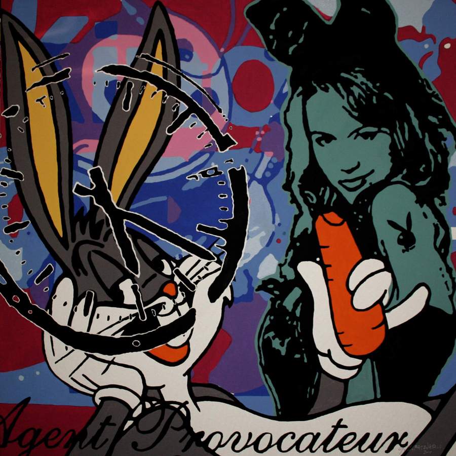 Alice&Bunny, 2011, 90x90 cm