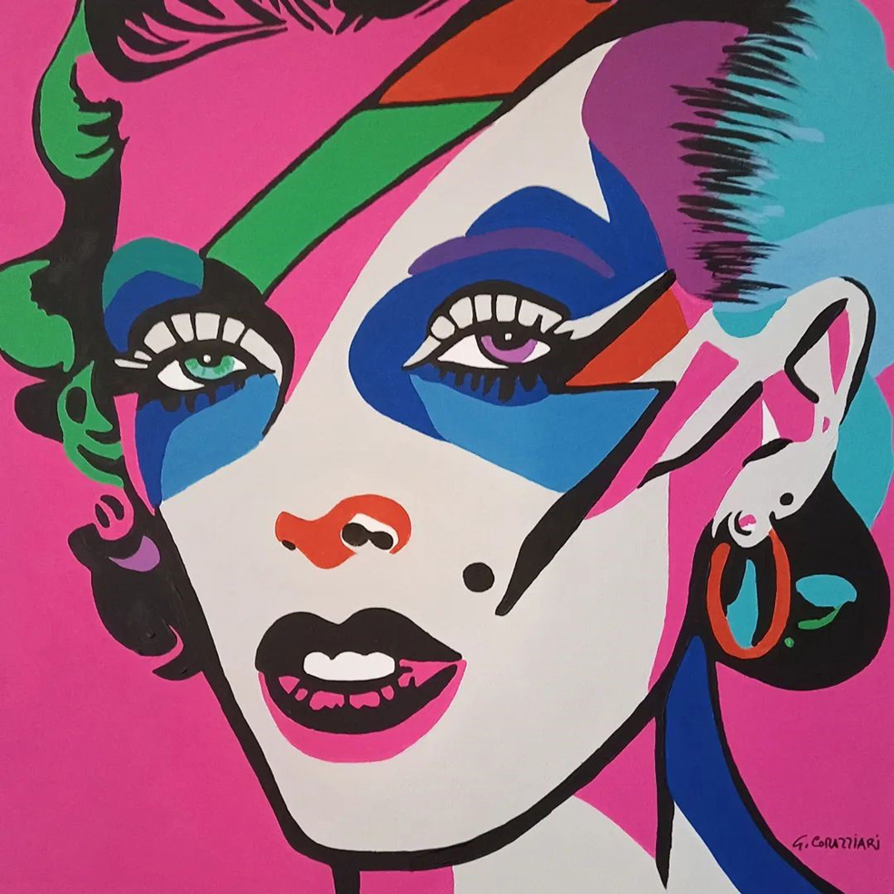 04_Stardust Marilyn _80x80 cm